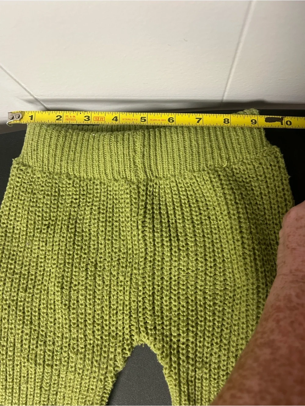 Vintage crocheted Bell bottoms Youth Unique homemade Flare pants